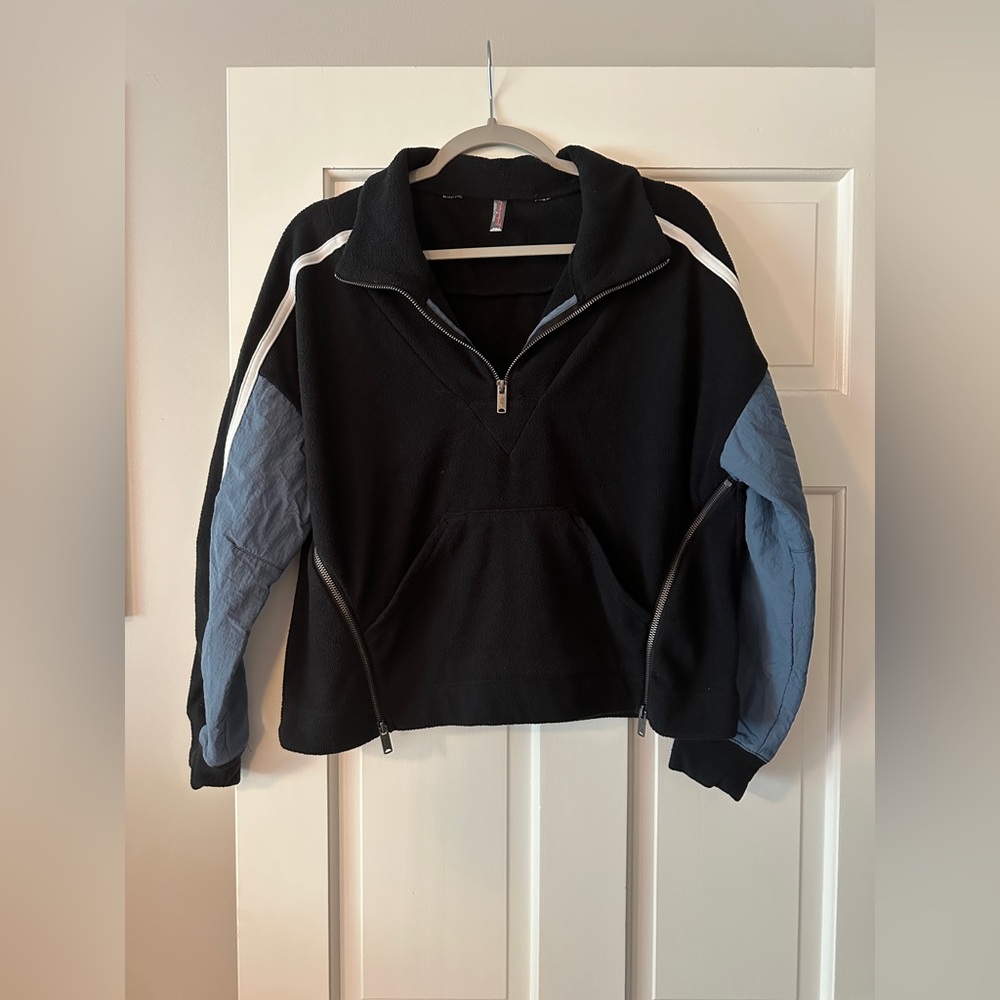 FP Movement by Free People Black and Blue Sweatshirt